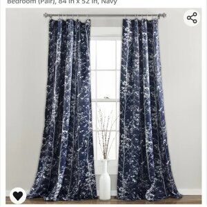 ⭐ Lush Decor Forest 84 X 52 Curtains Tree Branch Leaf Darkening Window Panels